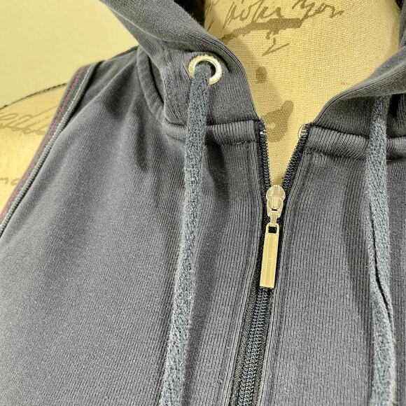 Vintage Y2K Tommy Hilfiger Cotton Hooded Zip Navy Blue Tennis Dress Size Medium - Picture 8 of 10